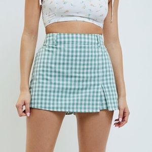 PacSun LA Hearts Gingham Skort